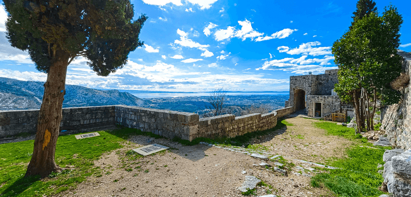 Picture of the view from Klis.