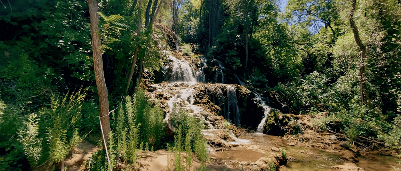 Small waterfalls at Krka National Park.