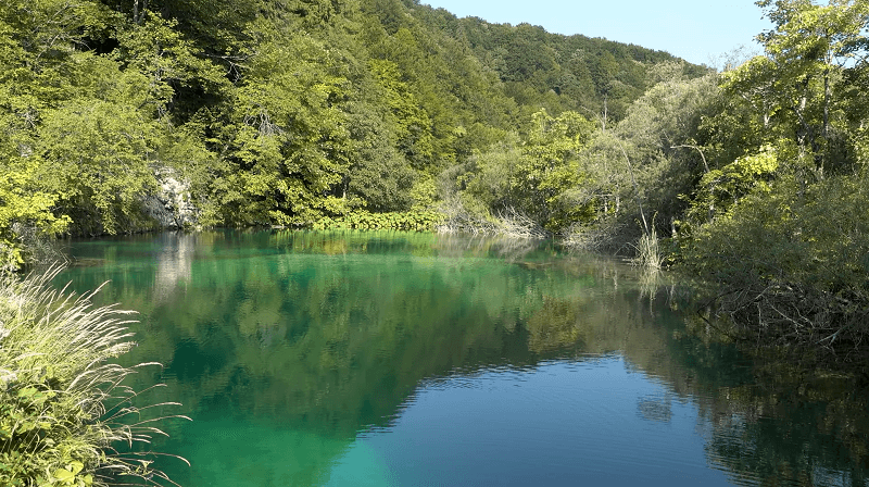 Picture of the amazing Plitvice Lakes.